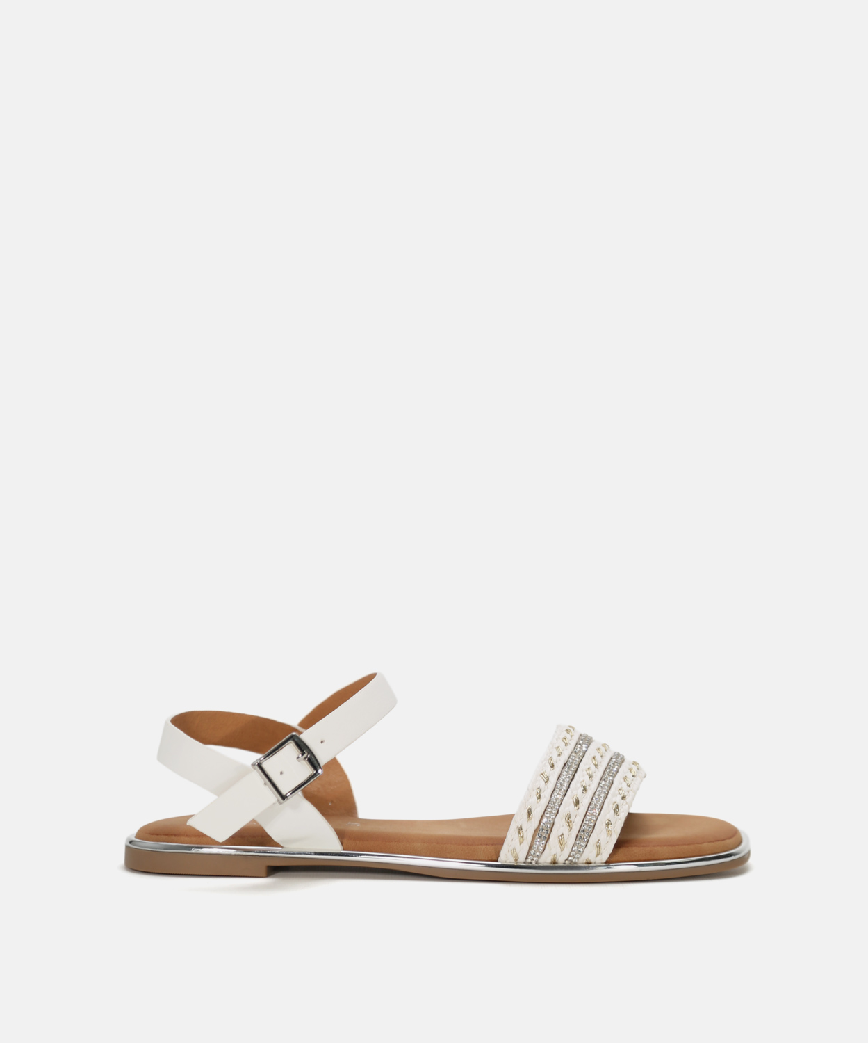 Sandalia plana combinado image number null